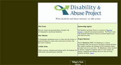 Desktop Screenshot of disability-abuse.com