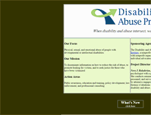 Tablet Screenshot of disability-abuse.com